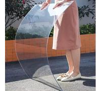 Hggdsac Feuille D'endurance En Polycarbonate Transparent, Plaque PVC Transparente Toit, Imperméable/Anti-UV, Résistance aux Chocs, Pliage Facile À Couper For Auvent De Serre, Abri De Voitur(1×3m)