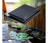 Hggdsac Grand revêtement d'étang à Poissons, Résistant aux déchirures et Durable, Noir, Membrane Flexible résistante aux UV pour Jardin, ruisseaux, Fontaines et étangs à Poissons ornementaux, 8×13m
