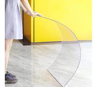 Hggdsac Plaques pour Toiture en Polycarbonate, Résistant Aux Chocs Et Aux Éclats, Facile À Couper, Panneau Entièrement Transparent Et Durable,nti-UV,pour Toits,Garage,Marquise,Serre et Enclos(0.5×2m)