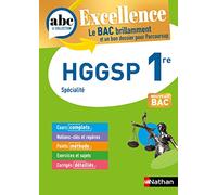 HGGSP 1re – ABC Excellence – Bac 2026 – Enseignement de spécialité – Cours et exercices – Nathan