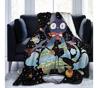 HGGZJUA Couvertures,Kiki S-Delivery-Service-Flying-Jiji Flanelle Polaire Couette Couverture pour Litcanapé Voiture Polaire Imprimée Jeter Douces Légères pour Canapé-Lit Canapé Chaise 60" X50In