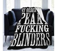 HGGZJUA Couvertures,par Order of The Peaky Fucking Blinders Jeter Couverture Super Doux Flanelle Léger Automne Hiver Printemps pour Lit Canapé Chaise Salon 60" X50In