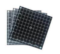 hGiesXgyN Feuille de Surface de Construction d'imprimante 3D avec coordonnées, Autocollant de lit Chauffant carré, Tapis résistant à la Chaleur de 220mm/ 300mm(22x22)
