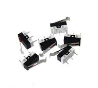 hGiesXgyN Interrupteur de fin de course mécanique for imprimante 3D, lot de 10 micro-interrupteurs de fin de course 1 A/125 V CA, compatible avec Prusa, compatible avec I3, compatible avec Delta, comp