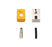 hGiesXgyN Les pièces d'imprimante 3D Hotend comprennent Une tête d'extrusion, Une thermistance, Une Tige chauffante, Un Bloc Chauffant et Un Manchon en Silicone(Heating Block Kit)