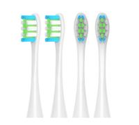 hGiesXgyN Lot de 4/8 têtes de brosse à dents de rechange pour brosse à dents électrique Oclean X/X PRO/Z1/F1/One/Air 2/SE Sonic Dupont à poils souples (Blanc-4 pièces)