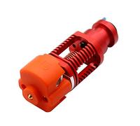 hGiesXgyN Pièces d'imprimante 3D compatibles avec Red Lizard k1 V6 Hotend en cuivre plaqué assemblé Compatible avec l'extrudeuse Titan Voron Prusa I3 MK3(Red Aluminum)