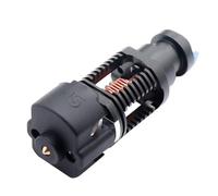 hGiesXgyN Pièces d'imprimante 3D compatibles avec Red Lizard k1 V6 Hotend en cuivre plaqué assemblé Compatible avec l'extrudeuse Titan Voron Prusa I3 MK3(Black Aluminum)