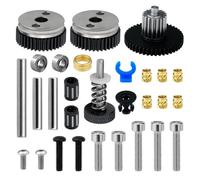 hGiesXgyN Pièces d'imprimante 3D en Acier trempé HGX-Lite, Kit d'engrenage d'extrudeuse Compatible avec Ender-3/Ender-3 V2/CR-10