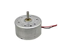 hGiesXgyN RF-300C-12180 Mini 300 Moteur DC 1.5V 3V 3.7V 5V 6V 14000 TR/Min Haute Vitesse Micro 24mm Broche Ronde Moteur Bricolage modèle de Ventilateur d'énergie Solaire