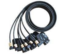hGiesXgyN Tuyau de Tuyau de Tube d'encre UV de 1,3 m, 6 Couleurs, avec Petits écrous à vis carrés, Compatible avec l'imprimante Epson R330 R290 T50 L800 1390(UV Black)