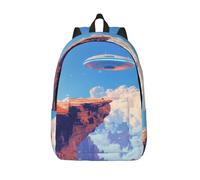 HGIUYDRD Sac à dos de voyage bohème imprimé ciel psychédélique mignon avec motifs intéressants pour le travail et les voyages, Véhicule aéri, S