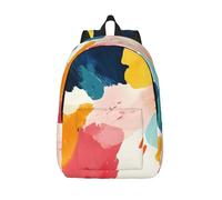 HGIUYDRD Sac à dos de voyage bohème imprimé ciel psychédélique mignon avec motifs intéressants pour le travail et les voyages, Graffiti abstrait coloré, S