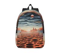 HGIUYDRD Sac à dos de voyage bohème imprimé ciel psychédélique mignon avec motifs intéressants pour le travail et les voyages, Ciel psychédélique, M