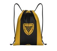 HGIUYDRD Sac à dos léger avec cordon de serrage imprimé drapeau d'Andorre Sac de sport et sac de plage pour voyage et fitness, Drapeau du comté de Cornouailles, M