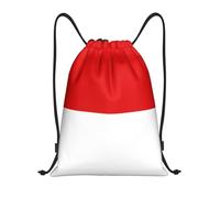 HGIUYDRD Sac à dos léger avec cordon de serrage imprimé drapeau de Rhénanie du Nord-Westphalie Sac de sport et sac de plage pour voyage et fitness, Drapeau de Hesse, M