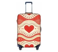 HGIUYDRD The Point of Palm Housse de bagage avec tissu élastique extensible, quatre tailles, Cœur ondulé, S