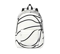 HGIUYDRD Un sac à dos de voyage bohème imprimé pierre étincelante - Joli sac à dos avec motifs intéressants pour le travail et les voyages, Sketch Basketball, M