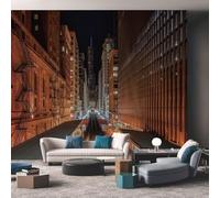hgjdjhnf Papier peint photo intissé, Illinois, effet 3D, skyline de Chicago, chambre, salon, mur d'affiches, 200 cm x 140 cm