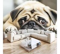 hgjdjhnf Papier peint photo intissé, motif animaux, papier peint intissé, revêtement mural moderne pour chambre ou salon, 400 cm x 280 cm