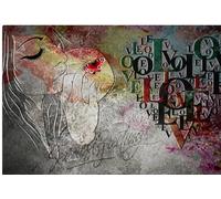 hgjdjhnf Papier peint photo personnalisé de toutes tailles, motif nostalgique, beauté, amour, bar, 350 cm x 245 cm