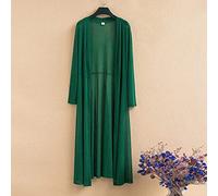 HGJH Bolero Mariage,Mesdames Long Cardigan Léger Transparent Bolero Shrugs Élégant Cardigan À Manches Longues Open Front Mesh Shrugs Tops Veste Soirée Beachwear Bikini Cover Up Châle Blouse,Vert,XL