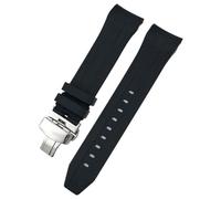 HGJHJJHK 21 mm 22 mm à l'extrémité Courbe de montre en caoutchouc pour tissot T120 SEASTAR T120407A T120417A Bracelet de bracelet de bracelet de bracele