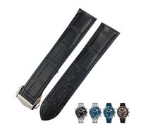 HGJHJJHK Band de montre en cuir 18 mm 19 mm 20 mm 22 mm pour Omega Seamaster 300 de Ville AT150 Moonswatch Speedmaster Watch Strap