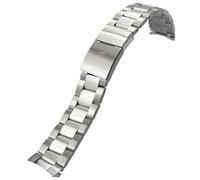 HGJHJJHK Bande de montre solide en acier inoxydable de 22 mm pour bracelets de sangle de montre Breitling Avenger Silver Watch