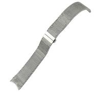 HGJHJJHK Brasse-sang de 20 mm en acier inoxydable en métal en acier inoxydable pour bracelets de sangle de montre solide en argent de 41 mm AB0176