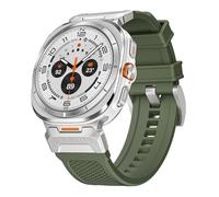 HGJHJJHK Broane en silicone en métal pour bracelet en caoutchouc de montre Samsung Galaxy Watch Ultra 47 mm pour Galaxy Watch 7 Ultra 47 mm Bands
