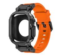 HGJHJJHK Coupe de sangle pour bande Ultra 2 49mm 44mm 45 mm TPU Protecteur COUVERTURE BRACELET SILICON