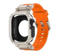 HGJHJJHK Coupe de sangle pour bande Ultra 2 49mm 44mm 45 mm TPU Protecteur COUVERTURE BRACELET SILICON