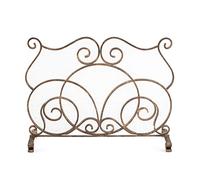 HGJHJJHK Fiche à cheminée Salon Room Nouveau Cadre en Fer forgé de Foyer décoratif Europe