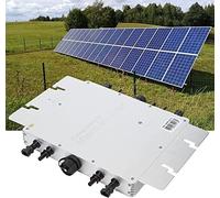 HGJHJJHK Invertisseur à Attache de Grille Solaire 1600W, IP65 IP65 Identification Automatique d'identification AC Micro-onduleur de Haute précision, système d'alimentation Solaire photovoltaïque WiFi