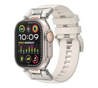 HGJHJJHK Pour bande 49 mm 46 mm 45 mm 44 mm 42 mm FluorUbber Watchbands 10e sangle FKM imperméable