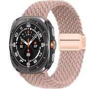 HGJHJJHK Pour Samsung Galaxy Watch Ultra Strap 47 mm Accessoires Magnétique Bracelet de sport tressé en nylon Correa pour Galaxy Watch 7 Ultra Watch Bands