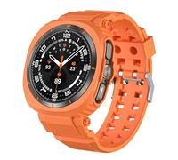 HGJHJJHK Sangle de boîtier TPU pour Samsung Galaxy Watch 7 Ultra 47mm Band Silicone Accessories Bracelet for Galaxy Watch 7 Ultra WatchBands
