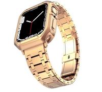 HGJHJJHK Sangle en acier inoxydable pour Ultra Band 49mm 38/40/41mm 42/44/45 mm S10 42mm 46mm Bracelet pour S 10 9 8 7 SE 6 5 4 SE