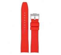 HGJHJJHK Sangle en caoutchouc à extrémité courbe 18/19/20/21/22 mm Universal Watch Watch Sport Soft Imperproof Remplacer Bracelet Bracelet for Men Women