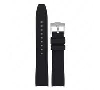 HGJHJJHK Sangle en caoutchouc à extrémité courbe 18/19/20/21/22 mm Universal Watch Watch Sport Soft Imperproof Remplacer Bracelet Bracelet for Men Women