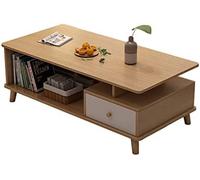 HGJHJJHK Table Basse, avec tiroir Rangement Table d'appoint en Bois Salon