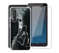 HGJTF Coque pour Cat S75 (6.6") avec Verre Trempé Protection écran, Ultra-Mince Silicone Case Transparent TPU Anti-Choc Housse Etui pour Cat S75 - Désespoir