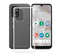 HGJTF Coque pour Doro 8100 (6.1"), Coque en Souple Silicone Antichoc Mince, Housse Etui de Anti-Rayures TPU Bumper Transparente Cover pour Doro 8100 - Clear