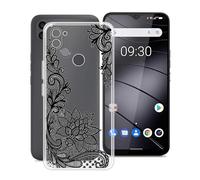 HGJTF Coque pour Gigaset GS5 Lite (6.3"), Ultra-Mince Silicone Anti-Choc Protection Case, Transparent Souple Bumper Anti-Rayures TPU Housse Etui pour Gigaset GS5 Lite - WM108