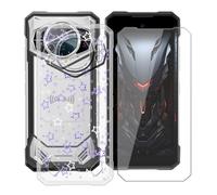 HGJTFANY Coque et Verre Trempé pour Doogee S200 E - XT35 | Ultra-Mince Antichoc Housse, Souple Silicone Etui, Anti-rayures Protection écran pour Doogee S200 E 6.72 IN