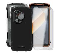 HGJTFANY Coque pour Blackview BL7000 avec 3 x Verre Trempé Film Protecteur, Antichoc en Silicone Souple Case, Noir TPU Bumper Housse Etui pour Blackview BL7000 (6.78")