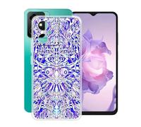 HGJTFANY Coque pour Blackview Oscal Tiger 10 (6.56"), Transparent Souple Silicone Case Cover, [Ultra-Mince] [Antichoc] TPU Bumper Housse Etui pour Blackview Oscal Tiger 10 - Image Miroir