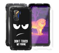 HGJTFANY Coque pour Blackview Rock 3 + 2 x Verre Trempé - DUO5