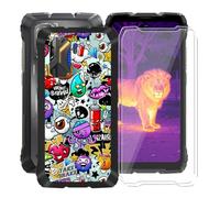 HGJTFANY Coque pour Blackview Rock 3 + 2 x Verre Trempé - XS40